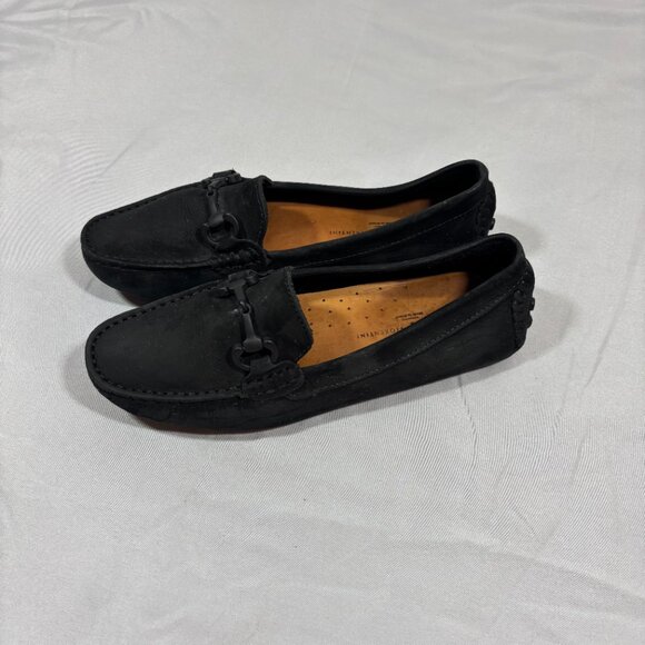 Mercanti Fiorentini 6 Black Driving Moccasin Horse Bit Loafer made in Brazil - Picture 4 of 8